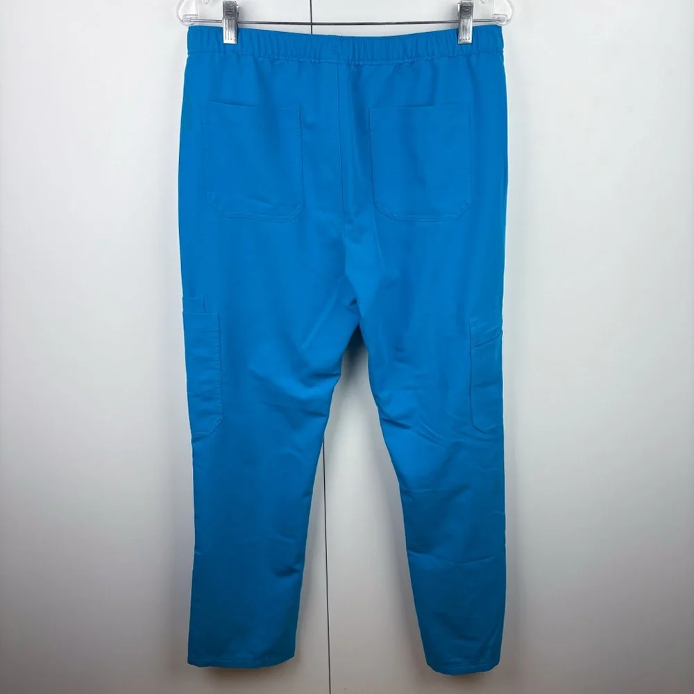 Figs Cairo Cargo Scrub Pant Extreme Blue Medium Mens Doctor Nurse Medical